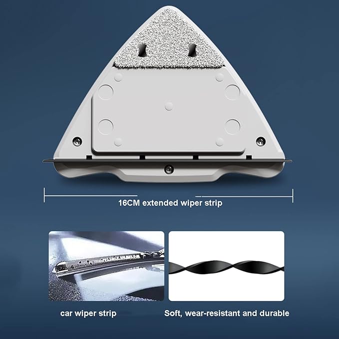 Magnetic Window Cleaner Magnetic Window Cleaner 10-Gear Adjustable Double-Sided Window Cleaning Equipment Glass Wiper Cleaning Tools Outside Window Cleaner3~28mm