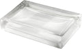 Izod - Soap Dish Sleek Resin Countertop Accessories Dorm Room Essentials Modern Home Decor (Marina Collection White)