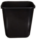 Amazon Basics Rectangular Commercial Office Wastebasket Easy to Clean 7 Gallon Black 6-Pack