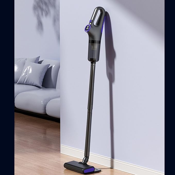 AYNEFY Cordless Vacuum CleanerMultifunctional 15kPA Powerful Suction Rechargeable Handheld Stick Vacuum Suction Drag Integrated Vacuum Cleaner for Hardwood Stairs Tile Floors