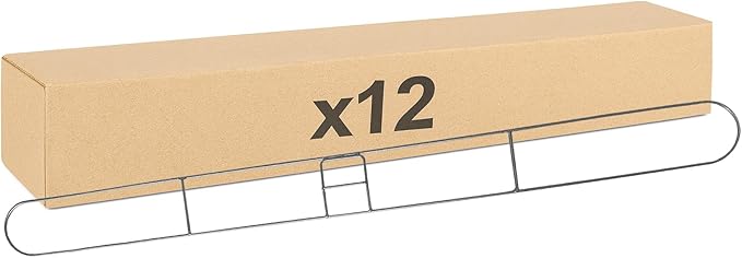 Bulk 12 Pack Dust Mop Frames – Industrial Steel Wire Heavy Duty Hardware for Dry/Dust Mops 72 Inch