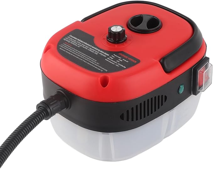 EVTSCAN Handheld Electric Steam Cleaner with Quick Heating High Temperature for Tile Countertops Microwave Oven Refrigerator Dishwasher(US Plug)