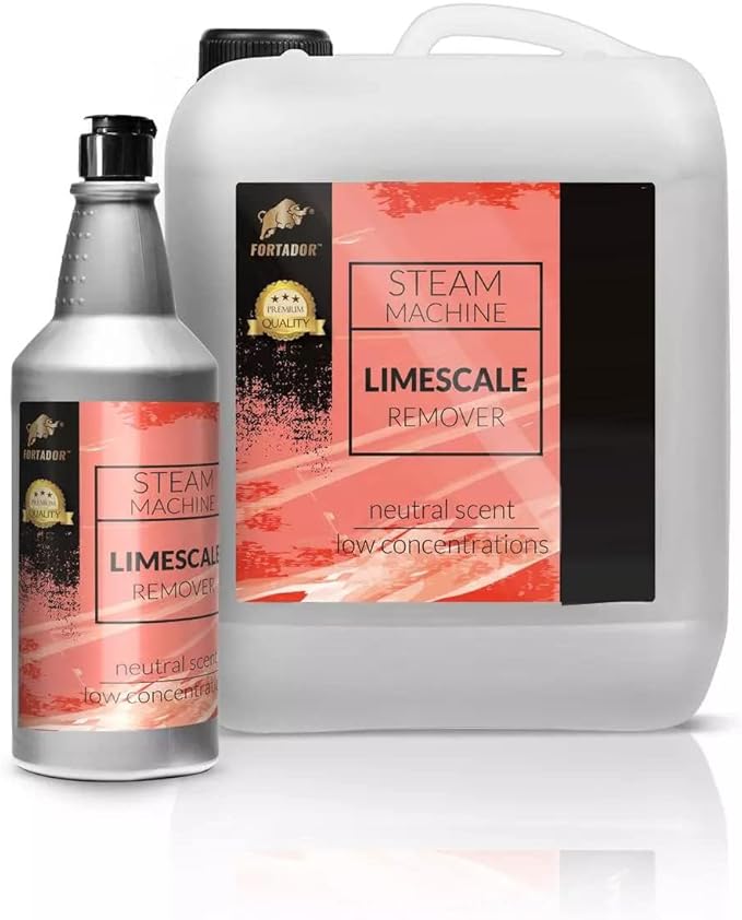 FORTADOR Limescale Remover Descaler for everything Descaling for steam and water Cleaners Acid-resistant Kitchen and Household appliances for descaling dishwashers