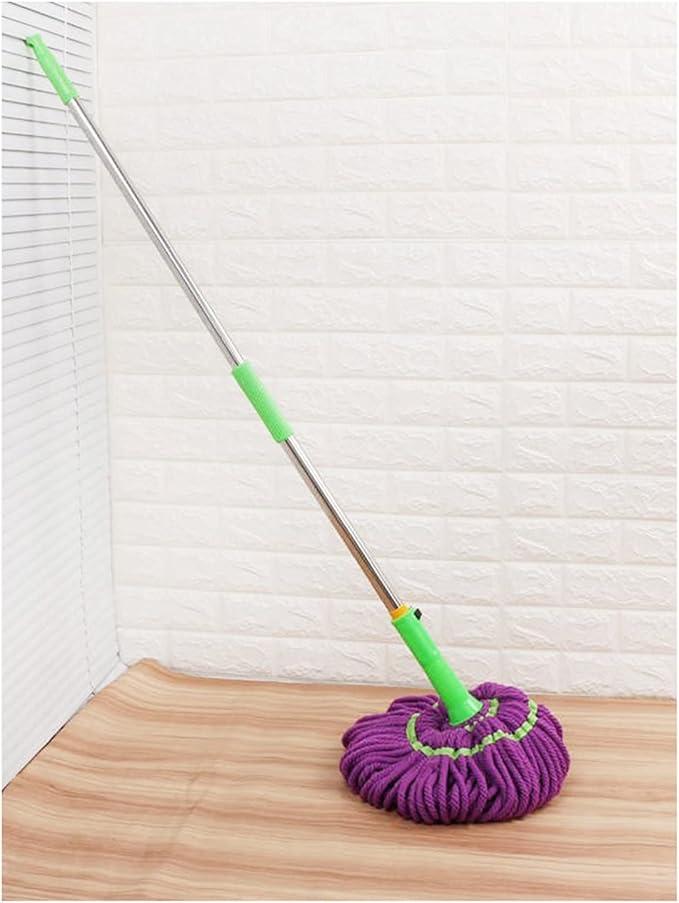 Easy Self Wringing MopMicrofiber Squeeze Replacement Dry &amp Wet for HardwoodTile &amp Floor Cleaning