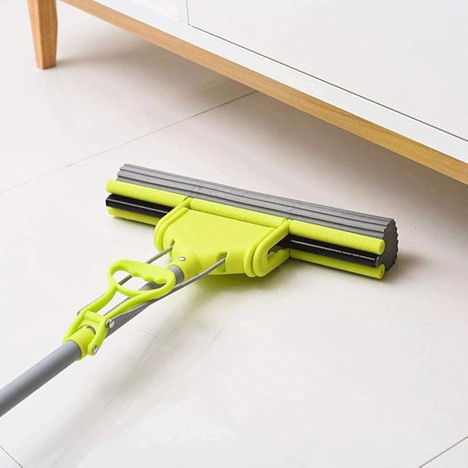 Kitchen Home PVA Sponge Mop Super Absorbent Quadruple Roller Foam All Purpose Floor Cleaner