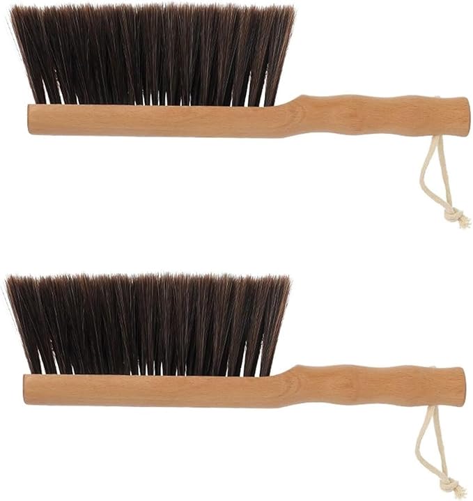 Whisk Broom Hand Held Bench Brush Encrypted Bristles for Hand Broom Extended Handle for Easy Holding Drafting
