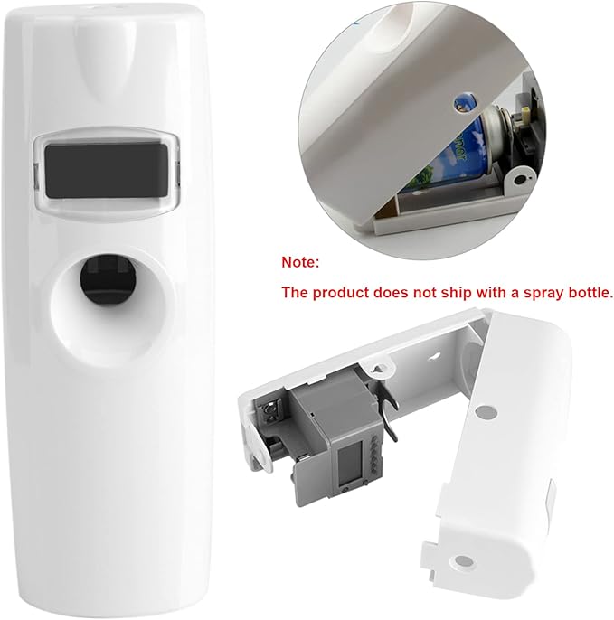 Automatic LCD Fragrance Dispenser Wall Mount Auto Air Freshener Dispenser Aerosol Spray Perfume Dispenser for Bathroom Hotel