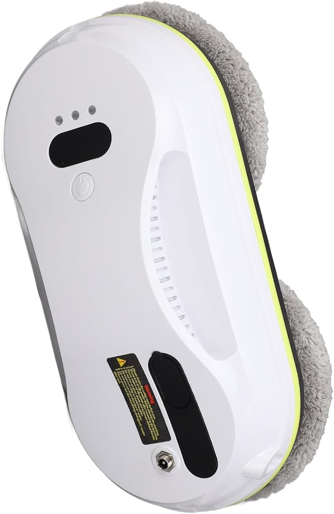 Robotic Window Cleaner Smart Glass Cleaning Robotic Full Automatic Multifunctional Water Spray Window Cleaning Robot for Tiles Class Door (US Plug)