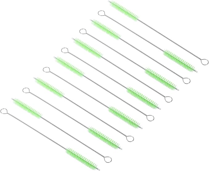 12Pcs 8 x3/8 Drinking Straw Cleaning Brush Nylon Cleaning Bottle Brush n