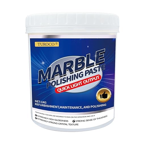 Marble Polishing Paste Polishing Compound – Quartz Cleaner Countertop Granite Cleaner &amp Marble Sealer and Protector–Multi-Surface Stone Care– Streak-Free Formula(2.2LB)