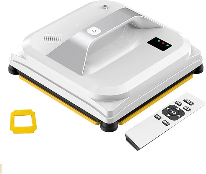 Window Cleaning Robot 3000Pa Great Vacuum Suction Smart Window Cleaning Robot for Glass Mirrors &amp Tile - Commercial/Household Automatic Robot High-Rise Glass Cleaner