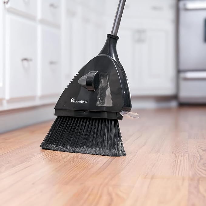 LivingSURE Cordless 2-in-1 Sweeper with Built-in Vacuum