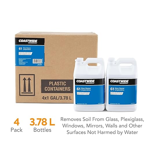 Coastwide Professional Glass Cleaner 61 Concentrate 3.78L 4/Carton
