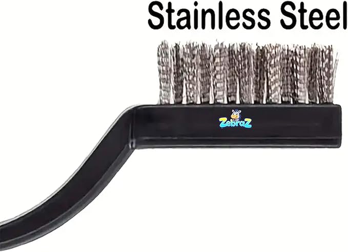 Heavy-Duty Oven Grill &amp Fryer Cleaner Kit – 3 Bottles (32 fl oz Each) + Trigger Sprayer + 2 Steel Sponges + 2 Wire Brushes – Commercial Grade Grease Remover