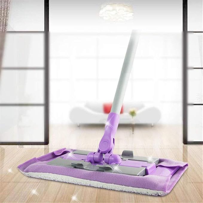 Flat Mop Free Hand Washing 360 Spin Microfiber Pad Wet and Dry Home House Office Cleaning Tool Kitchen Floor Clean