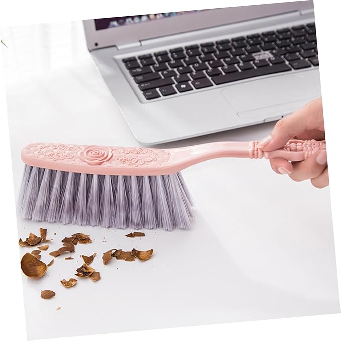 6pcs Household Cleaning Brushes with Hollow Handle Thickened Sofa and Bed Dusting Tools Multi-Color Pack for Furniture and Upholstery Cleaning