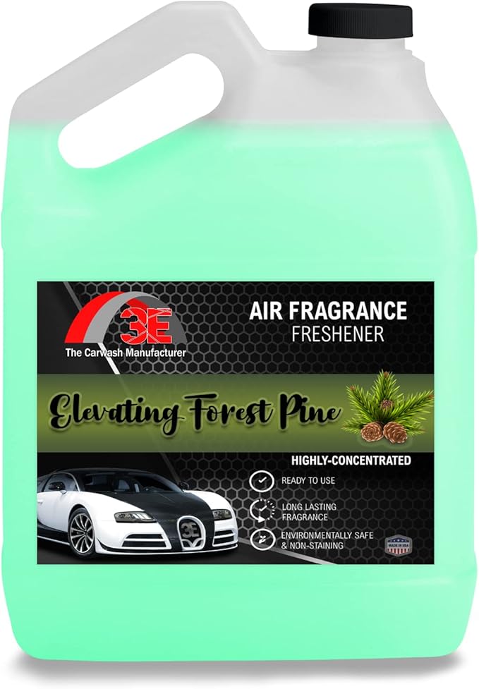 Car Air Freshener Concentrate 128 fl oz Professional Automotive Interior Fragrance Ready to Use Liquid Multiple Scents (Pine)