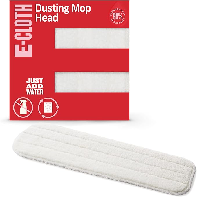 E-Cloth Deep Clean Mop Dusting Head Reusable Microfiber Dusting Mop Heads Replacements for Dust Mops for Floor Cleaning 100 Wash Guarantee 1 Pack