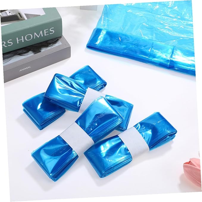 iplusmile 5 Rolls Blue Diaper Pail Bags 260mm X 7m Pe Odor-proof Trash Bags for Diaper Disposal and Outdoor Use