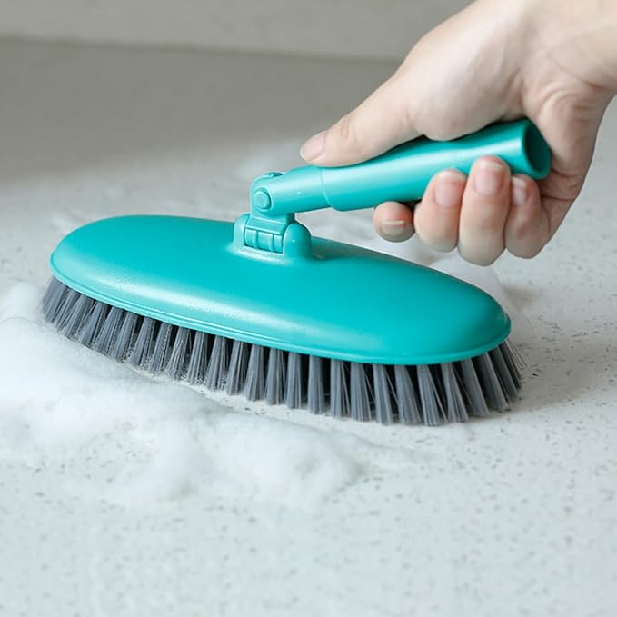 Floor Cleaner Long Handle Soft Bristle Scrubber for Bathroom Grout Cleaner for Floors