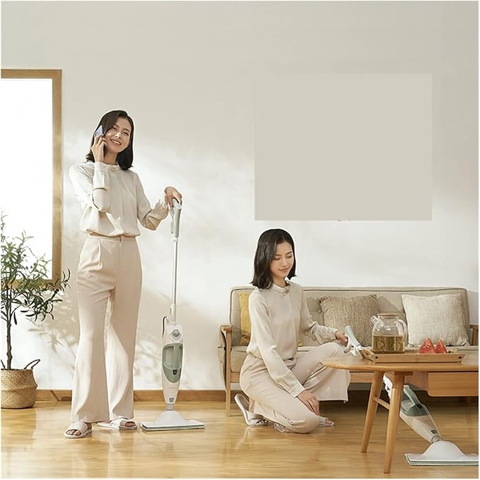 Steam Mop Cleaner 10-in-1 Laminate/Hardwood/Tiles/Carpet Kitchen - Garment - Clothes - Pet Friendly Steamer Whole House Multipurpose Use