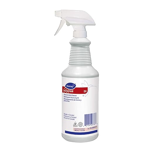 Diversey 94368241 SUMA Grill Oven &amp Grill Cleaner Heavy Duty Liquid Dissolves Fats Oils &amp Carbon Deposits Ready-to-Use Spray 32-Ounce (Pack of 6)