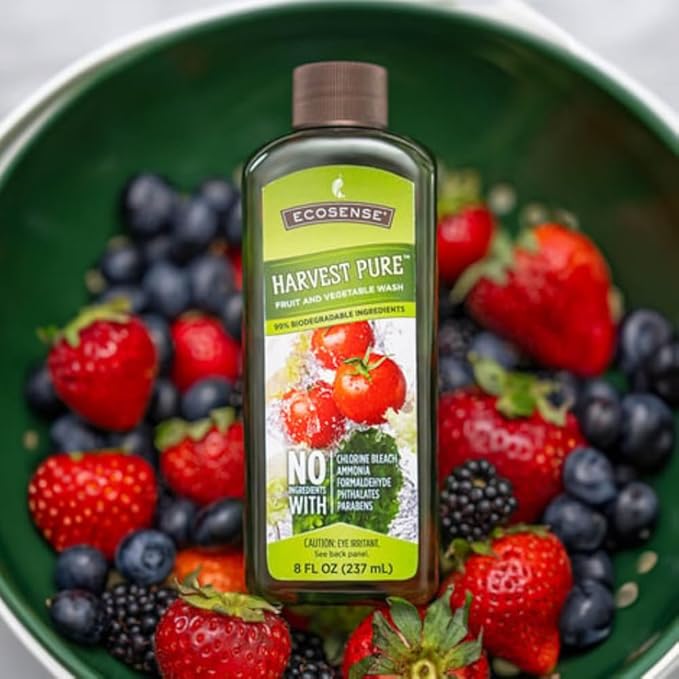 Melaleuca Harvest Pure Fruit and Vegetable Wash – 8 fl oz – Biodegradable Produce Cleaner – Removes Dirt Residue &amp Surface Contaminants – Food-Safe Formula Easy Rinse