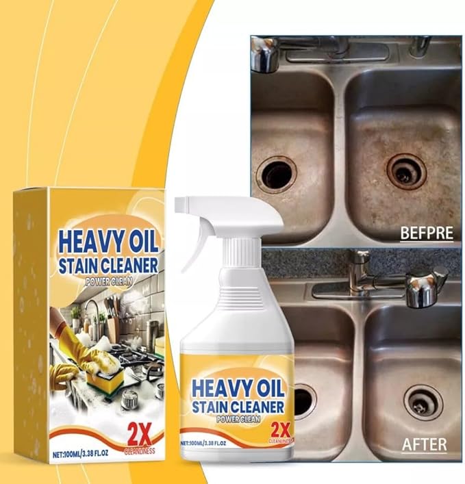 Liapu Kitchen Heavy Oil Cleaner2025 New All Purpose Kitchen Heavy Oil Cleaning Agentfor CountertopsOvensAppliances (3PCS)