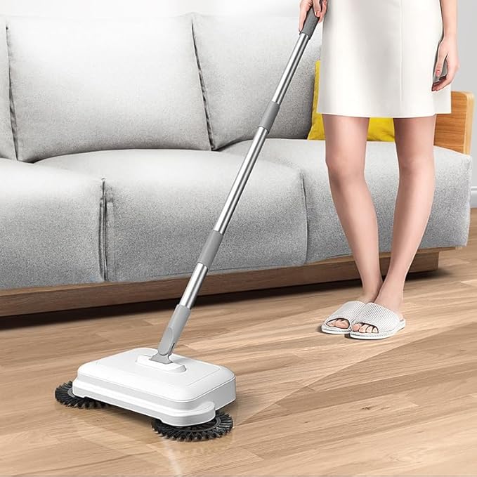 Hand Push Sweeper Household Broom Dustpan for Mopping The Floor