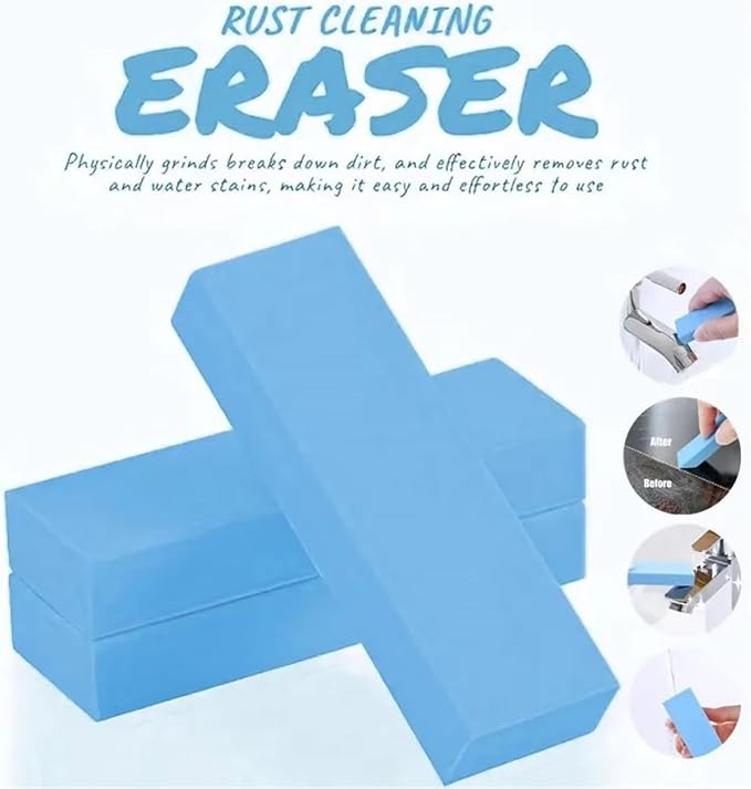 Rust Eraser 6 Pcs Limescale &amp Rust Remover Eraser for Kitchen Faucet and Toilet For Kitchen