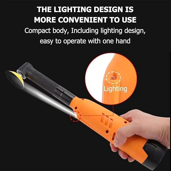 Electric Handheld Ceramic Tile Grout Cleaning Machine 90° Angled Floor Seam Opener 7-Speed Variable 200-18000 RPM Multi-Functional Tool for Seam Cleaning and Rust Removal