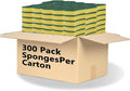 300 Pack Kitchen Cleaning Sponges Eco Non-Scratch for DishScrub Sponges.