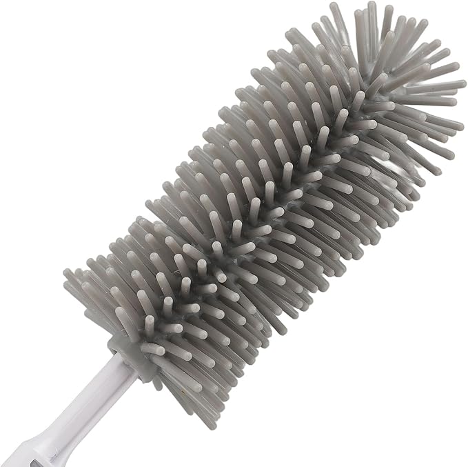 Focket Electric Bottle Brush Cleaner 3 Adjustable Speeds Long Handle IPX7 Bottle Brush Electric with Rechargeable 1200mAh Battery Multifunctional Set for