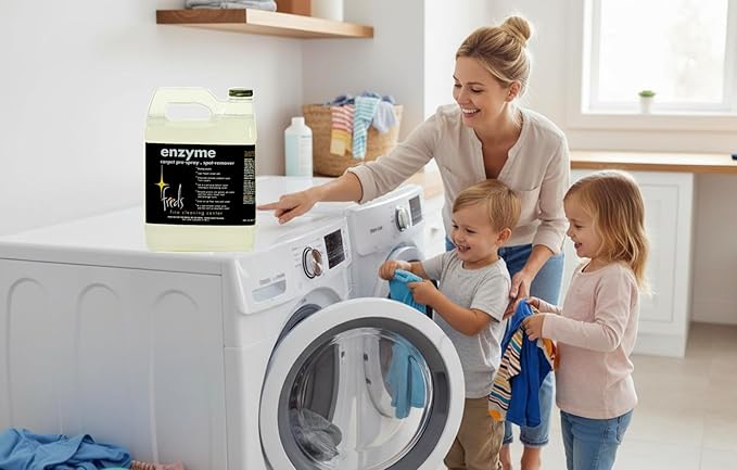 Fred's Fine Cleaning Center Ultra-Powered Enzyme Stain Buster for Carpet Laundry and More Gallon Refill Size