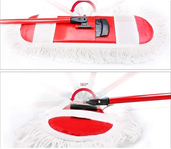 Mop - Wet Mop Mop Heavy Duty Floor Mop Aluminum Mop Adjustable Stainless Steel Handle