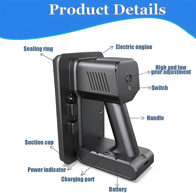 Upgraded Led Display Moving Tools 66 Lbs Load Capacity Vacuum Grip Sucker for Front Panel Maintenance of LED Displays Led Screen Suction Cup with Aviation Box