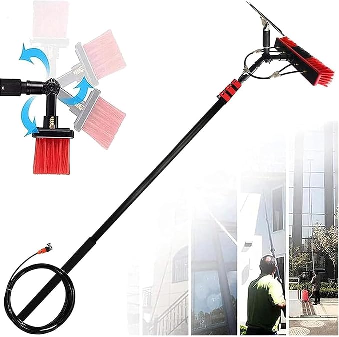 Window Cleaning Poles 3.6-11M Window Cleaning EquipmentWater Fed Window Cleaning PoleWindow Cleaning PoleSolar Panel Cleaning Equipment Glass Cleaning Tools18ft/5.4m-1