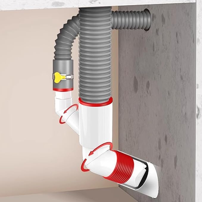 Multipurpose Odor Rotating Drain Connectors For Kitchens Supplies And Bathrooms With Easy Installation