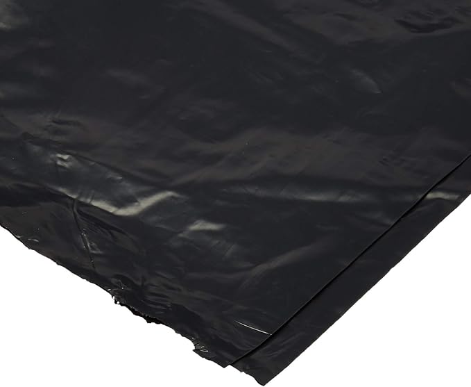 Plasticplace Black Garbage Bags 33x39 33 Gallon 100/Case 1.4 Mil