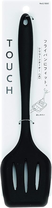 Pearl Metal TOUCH Silicone Turner Large Black