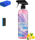 Heavy Duty Bathroom Scrubbing Solution Bathroom Descaler Foam Cleaner Powerful Pink Bathroo𝐦 Cleaner Spray All-Purpose Bathrooms Descaler Foam Spray For FloorShowersGlass Surfaces (1pcs)