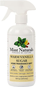 Natural Warm Vanilla Room Spray &amp Odor Eliminator – Cozy Vanilla Sugar Fragrance Mist That Helps Refresh Indoor Air 16 oz – Made in USA by Mint Naturals