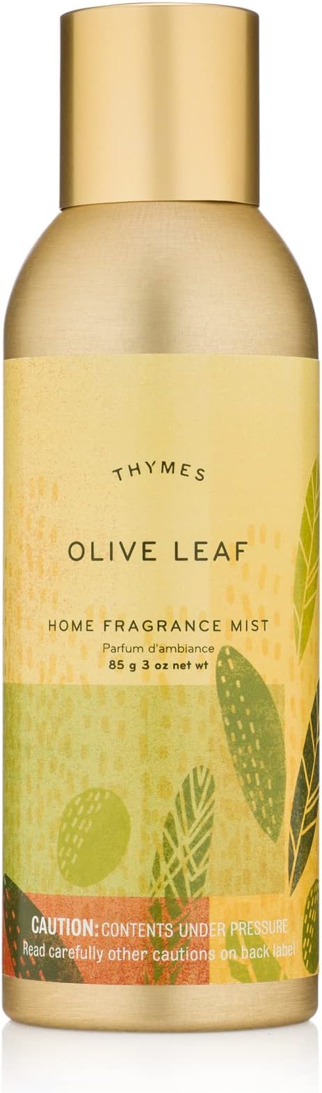Thymes Home Fragrance Mist – Room Air Fresheners for Home Long Lasting – Air Freshener Spray – Premium Home Fragrance – Notes of Laurel Leaf Lavender Flowers and Patchouli (Olive Leaf 3 oz)