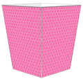 WB1747 - Mod Baby Circles Hot Pink Wastepaper Basket