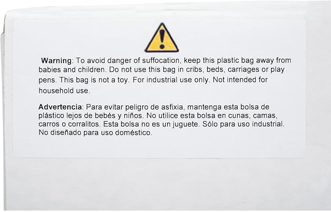 Global Industrial 2-4 Gallon Light Duty Black Trash Bags 0.23 Mil 2000 Bags/Case Lot of 2