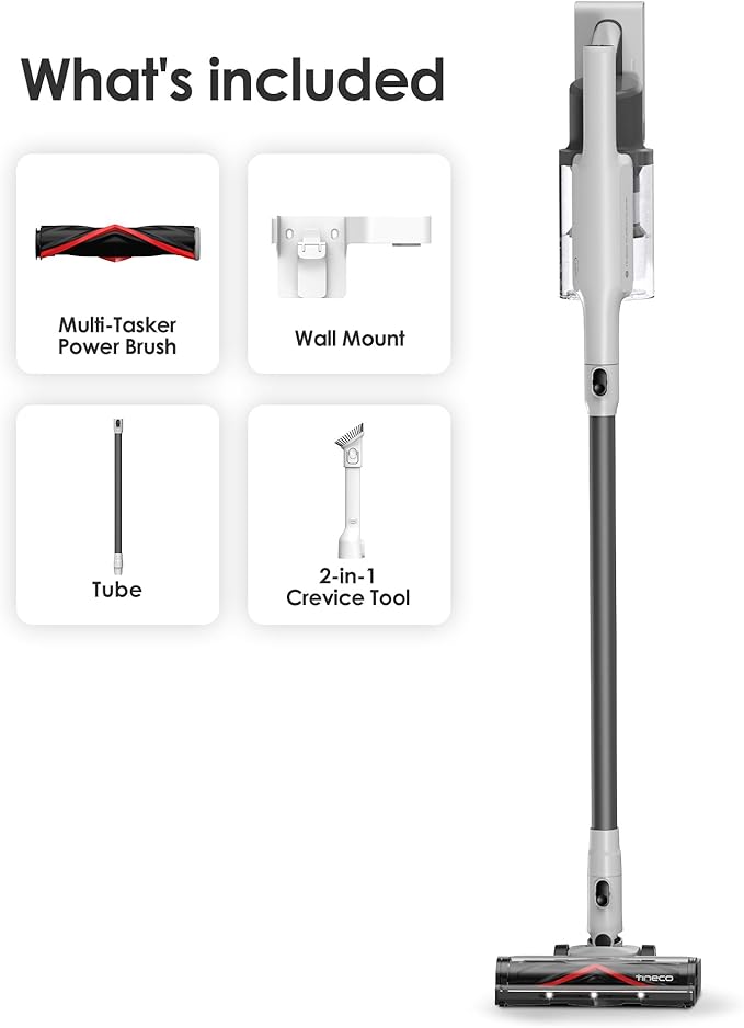 Tineco A30S Cordless Vacuum Cleaner 160W Suction 60Min Runtime 1L Larger Dustbin ZeroTangle Brush PureCyclone Tech Stick Vacuum Cleaner for Pet Hair Carpet &amp Hard Floor