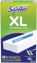 Swiffer Sweeper X-Large Disposable Sweeping Cloths White 16-Count Boxes (Pack of 3)