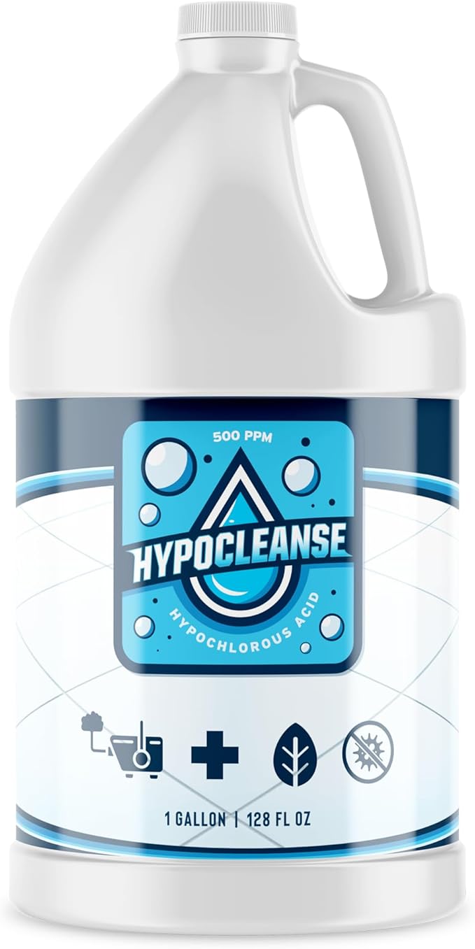 Hypochlorous Acid | HOCl | 500 PPM | 1 Gallon | Multi-Surface Cleaner