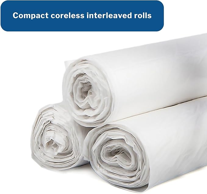 Inteplast Trash Can Liners - Extra Heavy Duty - Star-Sealed Bottom 0.70 mil - Clear 16 gal Capacity 24 in x 32 in