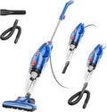 KIKETECH Cord Vacuum Cleaner Powerful Stick Vacuum with 45Mins Runtime 8 in 1 Vacuum Cleaners1.7 L Dust Cup Rechargeable Vacuum Pet for Hair Carpet HardfloorGrey (Blue)